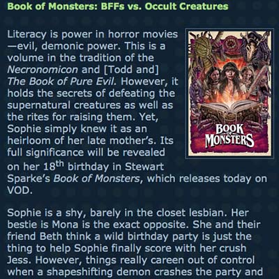 Book of Monsters: BFFs vs. Occult Creatures